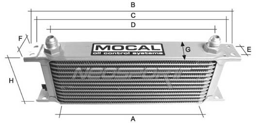 Mocal Oil Coolers 115mm